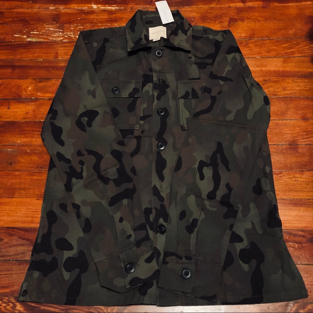 American Eagle Camo Military Overshirt